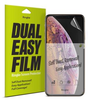 2x Ringke Dual Easy Film Full Cover Displayschutz Folie iPhone 11 / iPhone XR